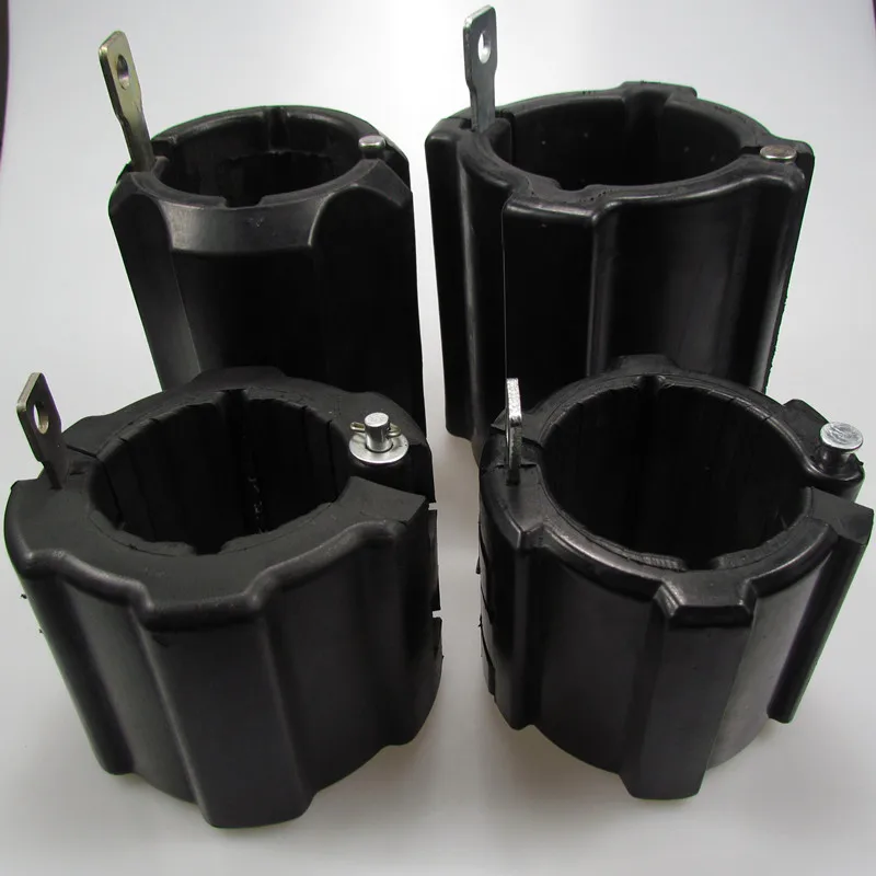 
Rubber tubing centralizer with plug 