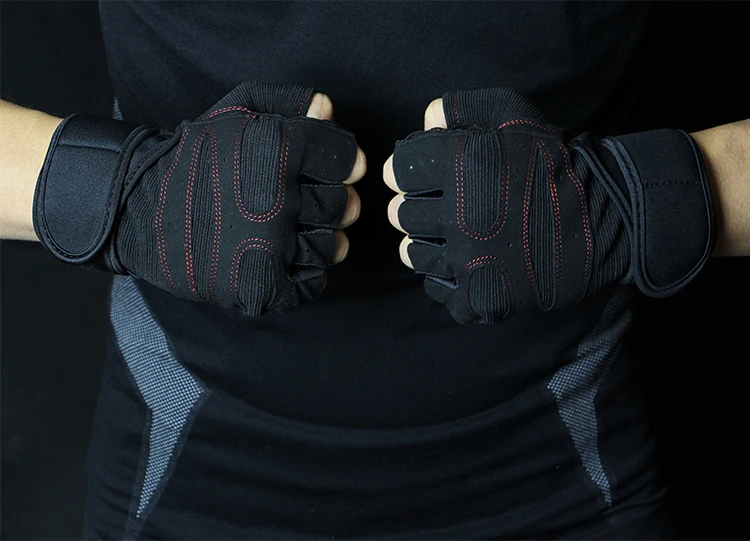 Free FBA Service MOQ 100 Custom Made Weight Lifting Gloves