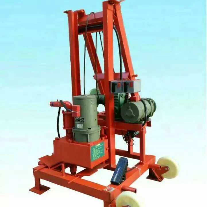 Portable borehole small water well drilling machine