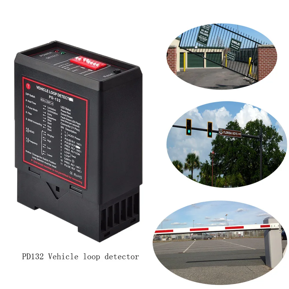 Single Channel Inductive Vehicle Loop Detector for Industrial Control Systems