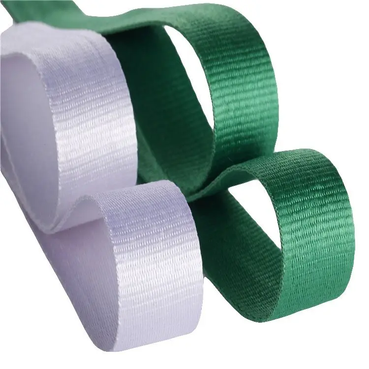 Polyester White Printing Blank Webbing in Rolls for Sublimation Lanyard