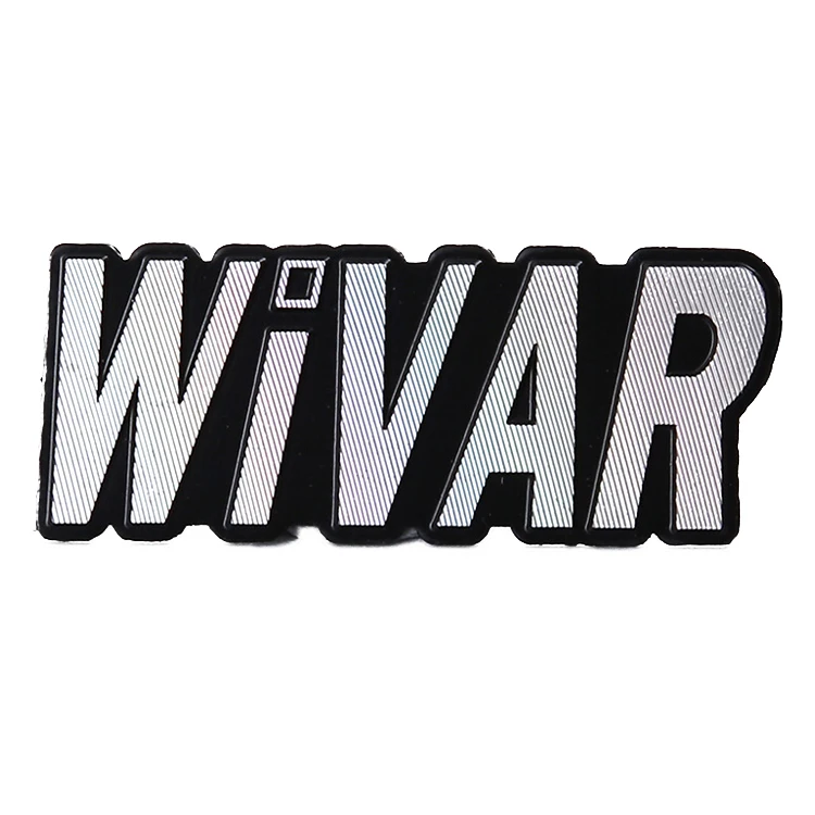 Custom Metal Brand Logo Label Sticker Metal Aluminum Nameplate Sticker Die Casting Logo