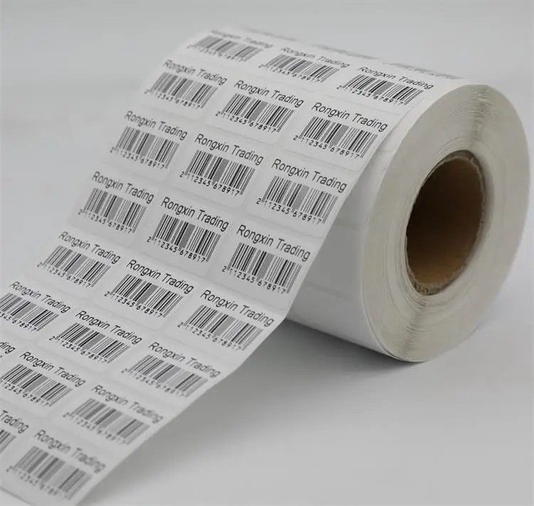 deep image thermal transfer barcode label sticker self adhesive paper roll for shipping
