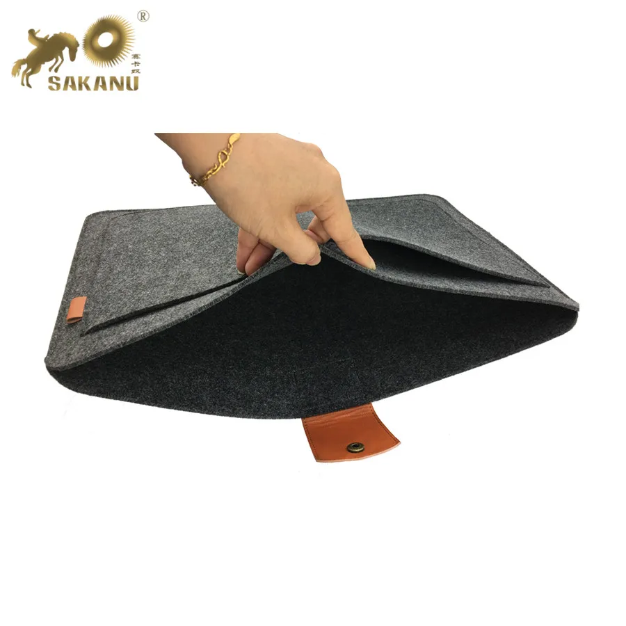 Customized Felt Laptop Sleeve/ Tablet computer cover / Portfolio/Document bag