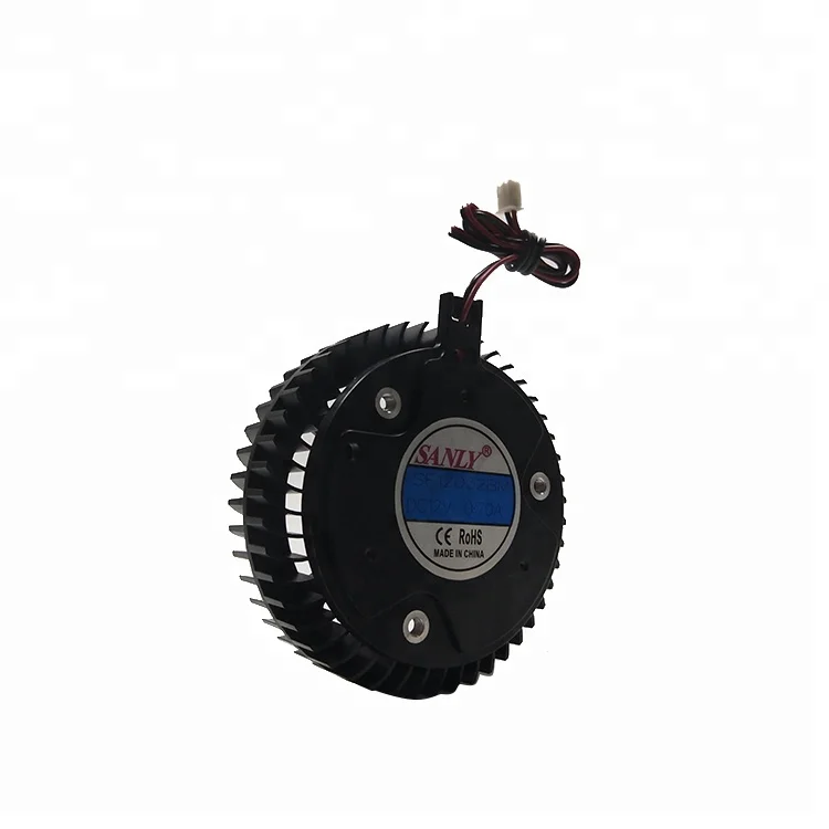 Small Round Frameless DC 12v 24v Brushless Bracket Turbine Cooling Centrifugal Fan