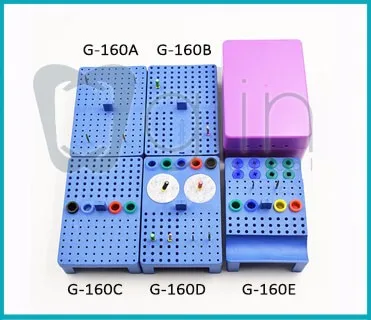 160 Hole Endo Box/Autoclavable Endo File Box Sterilizable Endo Organizer