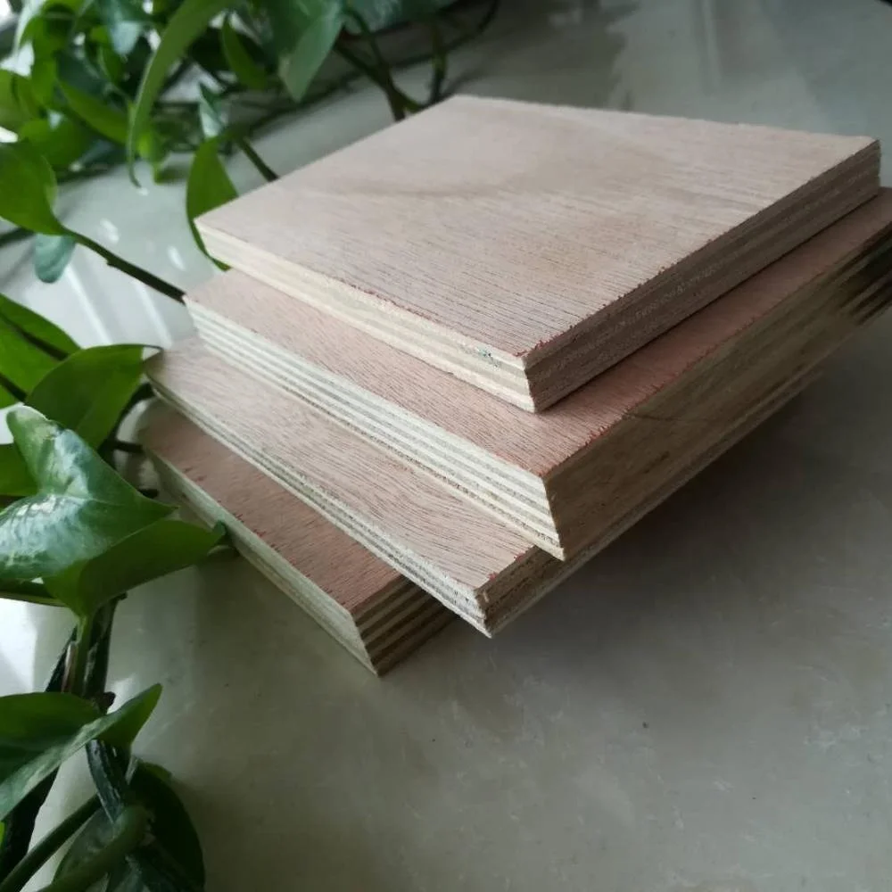 natural veneer or melamine paper faced commercial plywood