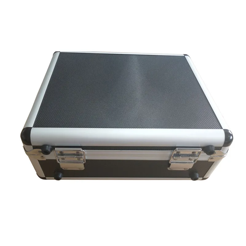 OEM black Equipment aluminum train flight case with foam inside/multifunctional custom flight train case
