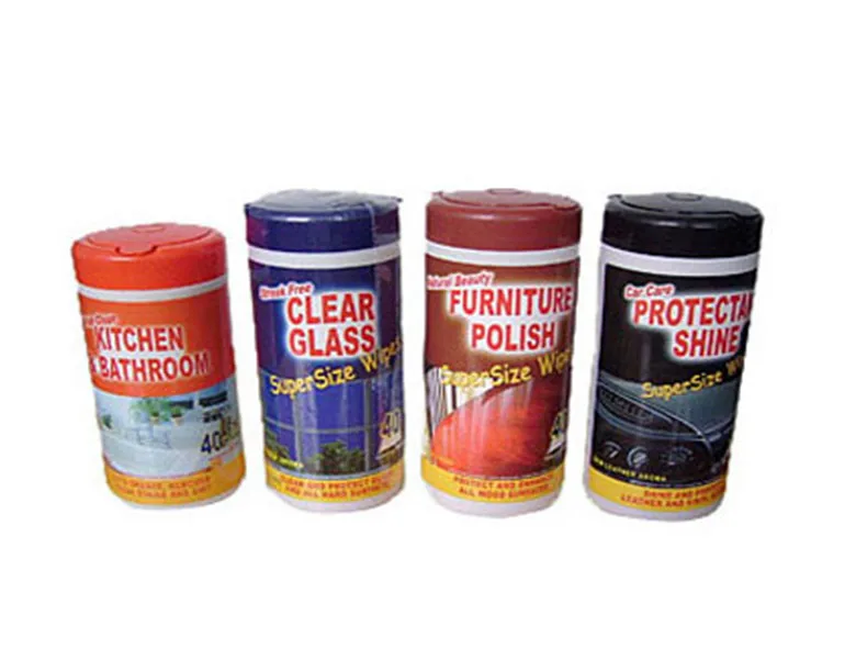 2019 new products cheap household cleaning disposable  soft Canister Pack Kitchen Wet Wipes from china