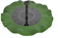 Solar floating fountain with decorative lily surround Lotus leaf solar powered fountain pump for Garden Pond
