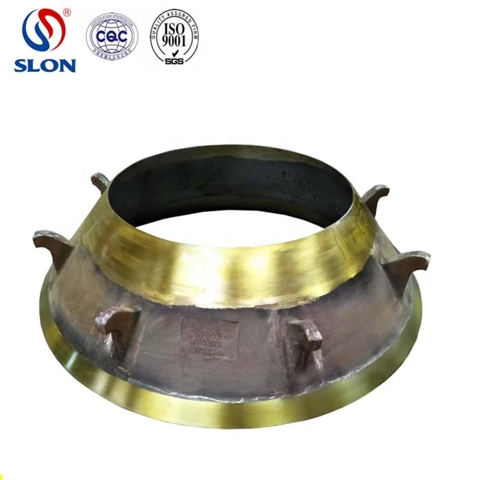 High quality  Mn18Cr2    4 1/4 Std cone crusher spare parts bow liner mantle 5013-6001 and concave