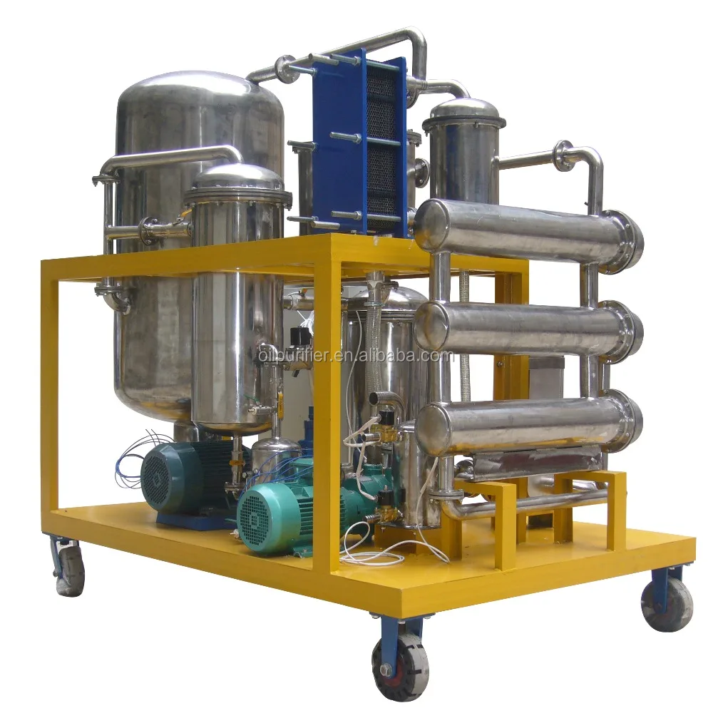 Stainless Steel Type Cooking Oil Purifier / biodiesel oil filtration system / Used Edible Oil Recycling Machine