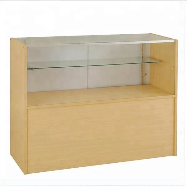 Modern Alloy Glass Display Showcase