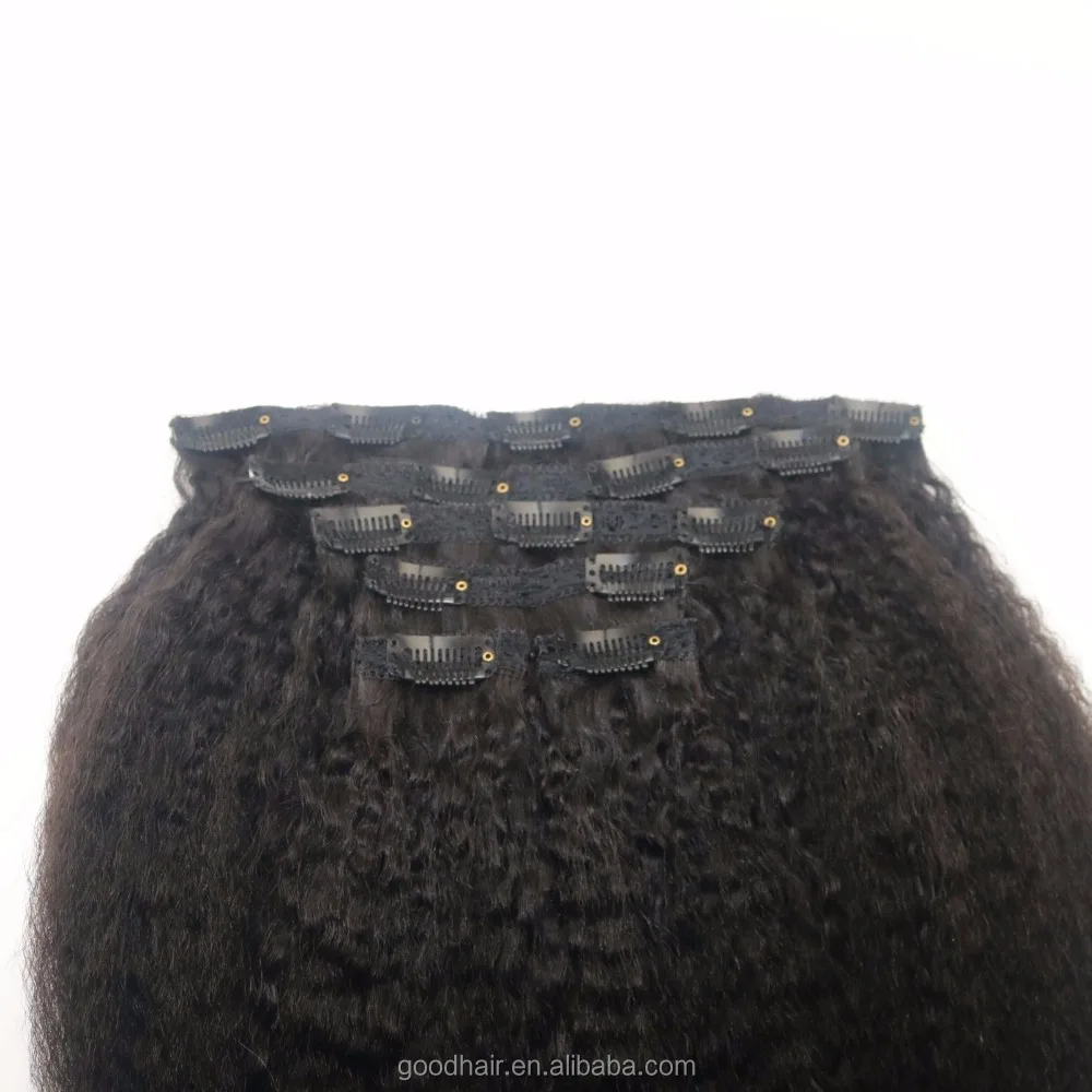 best selling products in american clip in hair extensions cheap yaki clip in human hair extensions beauty supply