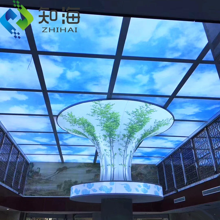 ZHIHAI hall ceiling decor decorative roll stretch ceiling