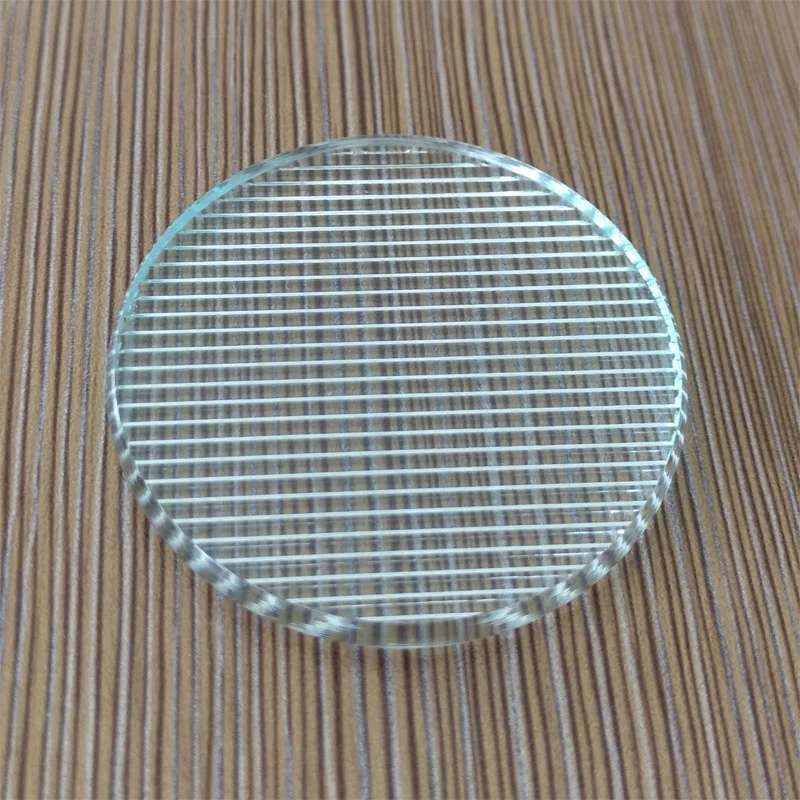 clear frosted patterned tempered borosilicate glass for LED light