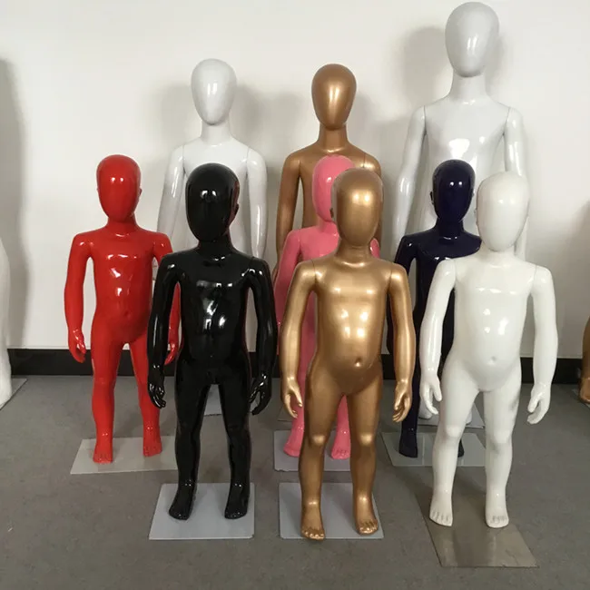 new fashion window display full body ABS plastic boy kids mannequins for sale