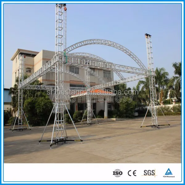 
 Наиболее Конкурентоспособная Цена События Spigot Алюминиевых Ферм Дуговой Стадии Крыши  