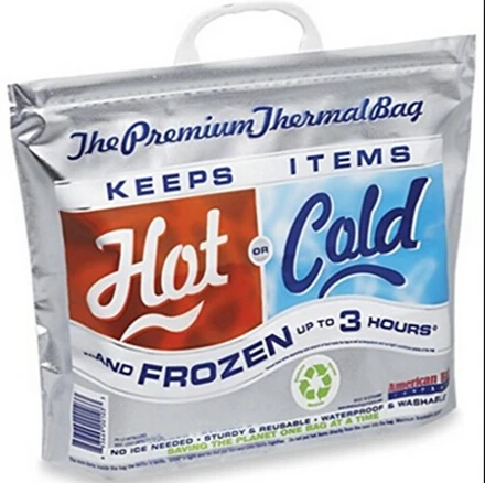Wholesale disposable thermal insulated cooler bags for frozen food