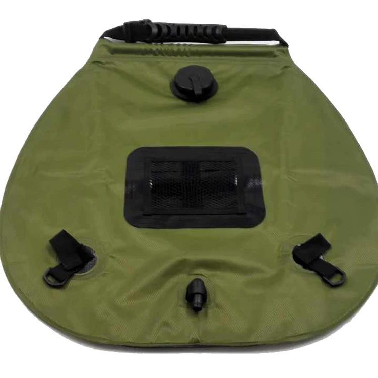 Portable Solar Shower Bag 5 Gallon/20L Solar Heated Outdoor Camping