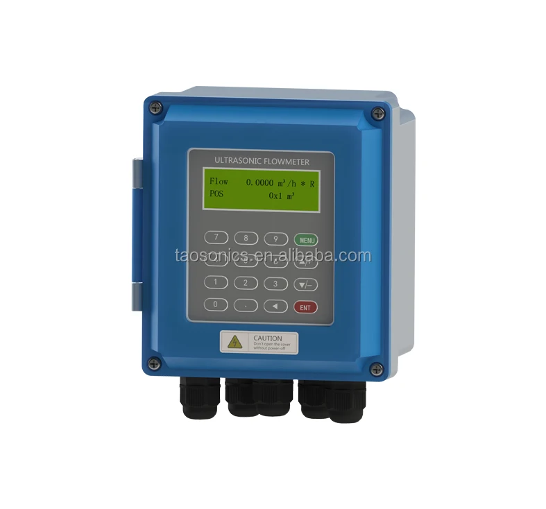 new wall mounted TUF-2000B clamp on low cost inline pipe type water flow meter made in China