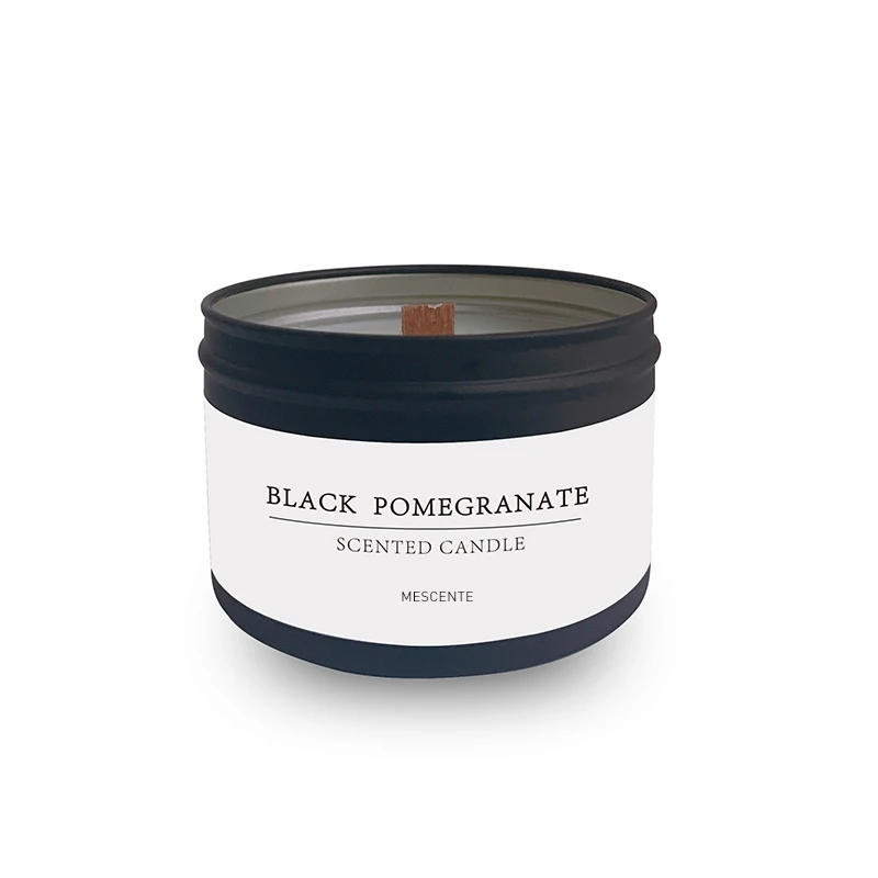 Mescente органические металлические свечи из соевого воска