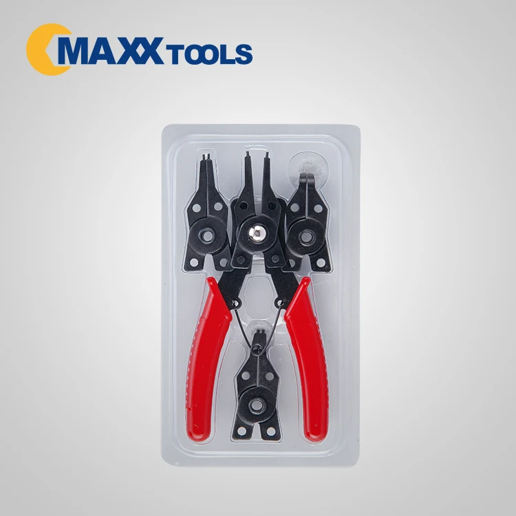 Interchangeable 4 in 1 Snap Ring Circlip Pliers