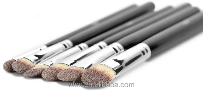 Synthetic Hair Eyeshadow Brush ,Private Label Eye Shadow Brush ,Eye Shadow Make Up Brush Set 6 PCS
