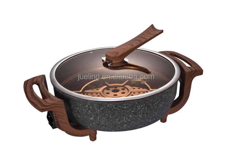 Round Marble Perfect Multifunction 32cm Electric Pizza Pan