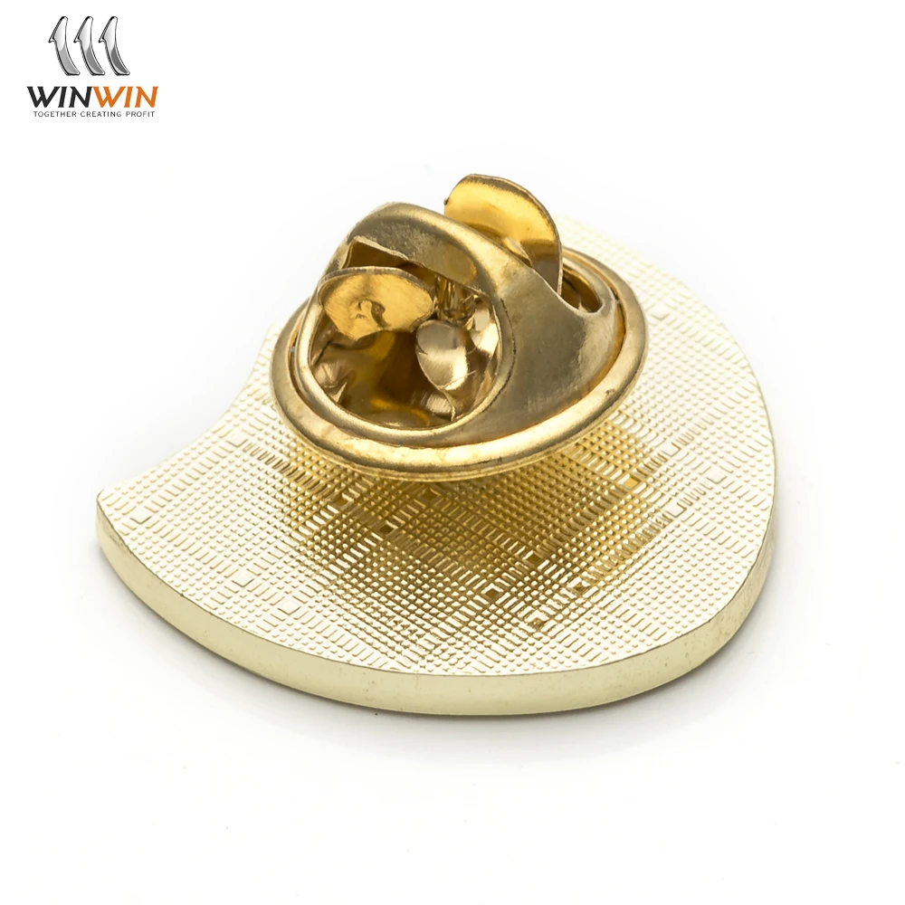 different shape/metal/custom logo/backside pattern/sand bottom/nickel/imitation gold/soft enamel lapel pin badge