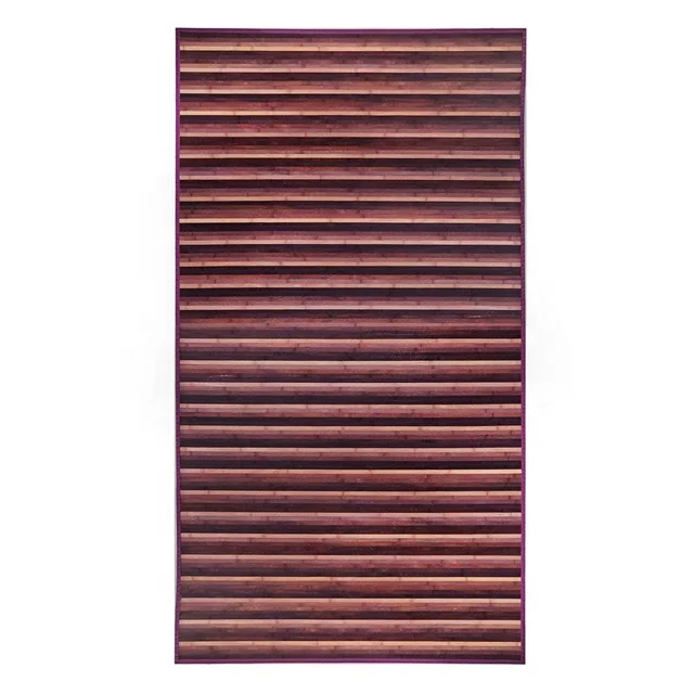 
Venice Natural Bamboo Floor Mat Bamboo Area Rug Indoor Carpet Elegant Non Skid Backing Floor Runner Mat For Home Kitchen Office 