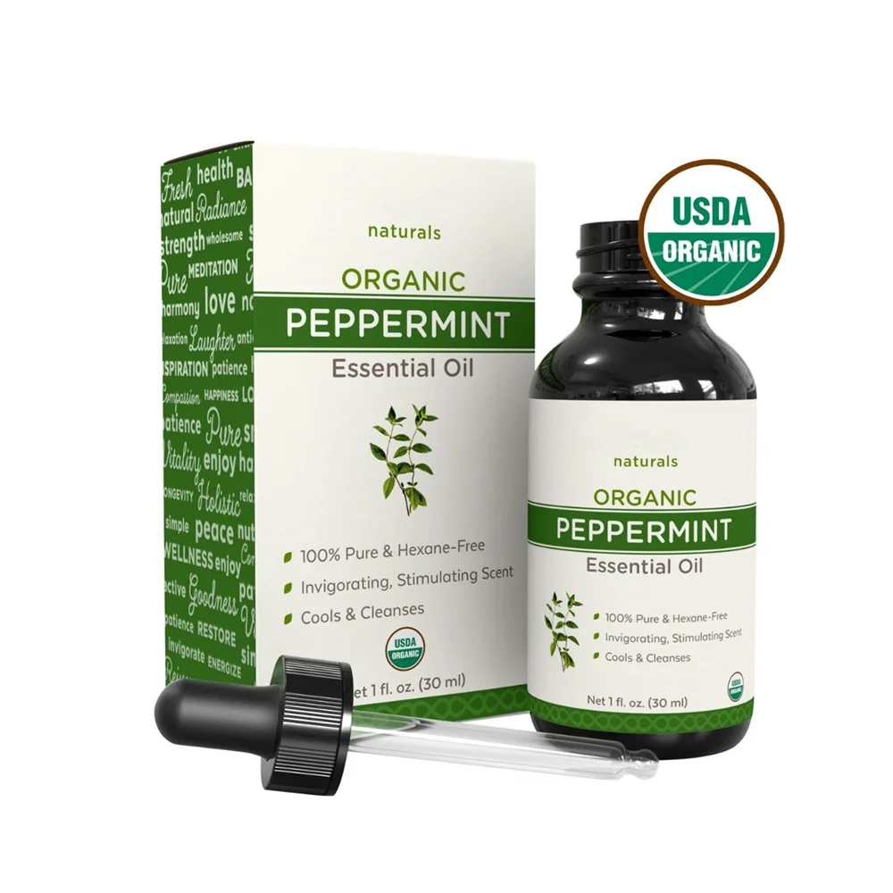Organic natural in litre menthol crystal peppermint essential oil
