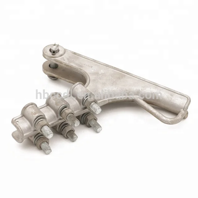 hot sale NLL Series high-strength Aluminum Alloy bolts aerial cable Strain tension Clamps