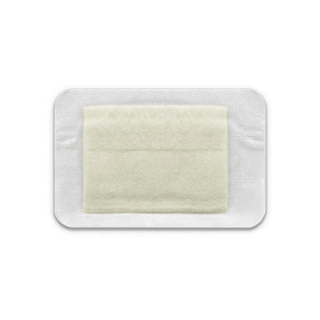 
disposable medical wound dressing adsorbent & adhesive sterile alginate healing wound dressing with a with CE ISO 
