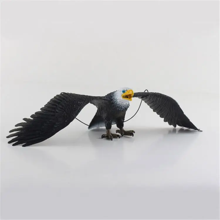 Custom Hot Selling Interesting Flying Animal Toys Exquisite Plastic Emulated Hawk Figurines Small Other Toy Animals For Kids
