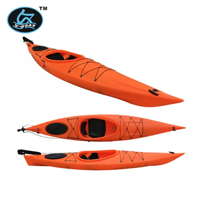 single touring kayak racing kayak with kayak pedals