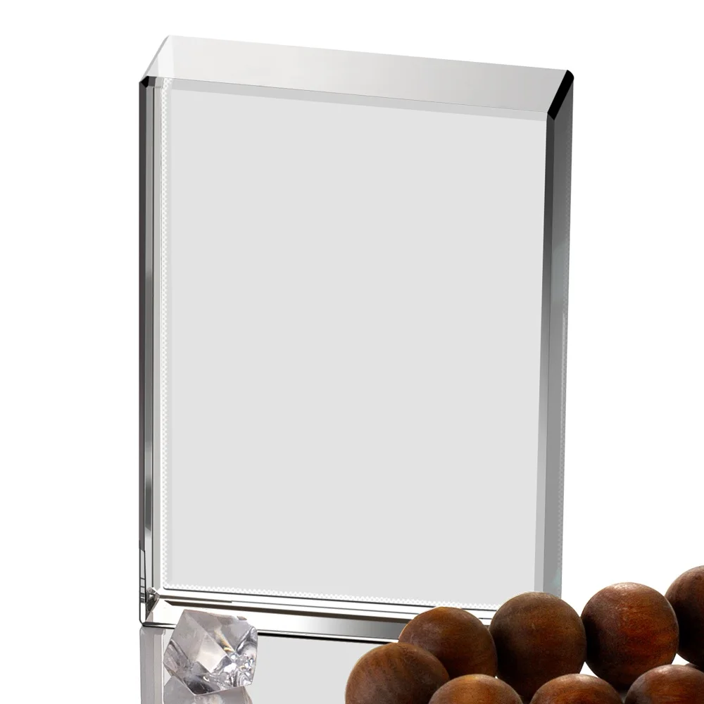 sunmeta company supply blank sublimation crystal trophy sublimation crystal phone frame