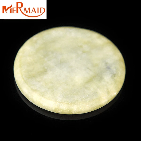 
High Quality Eyelash Green Natural Eyelash Extension Round Jade Stone Extension 