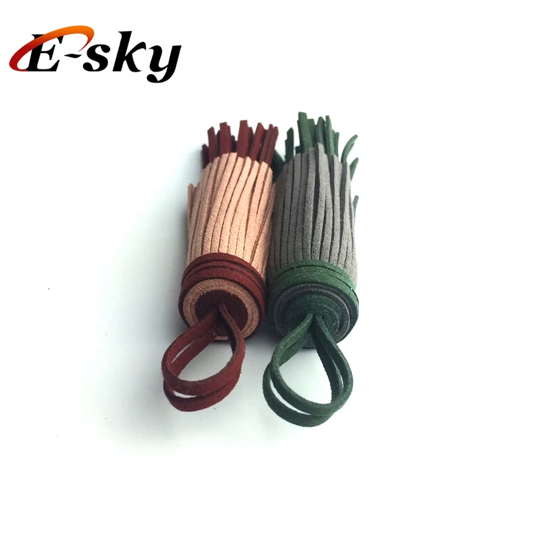Double-desk colorful tassel genuine suede tassel korean velvet tassel keychain