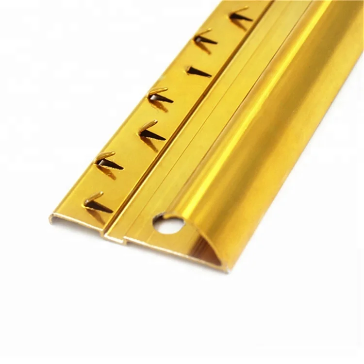 NIUYUAN Aluminum naplock carpet trim/ Aluminum edge carpet trim/ Aluminum carpet trim