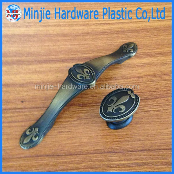 Manufacturer Hot Sale Antique Copper Zinc Alloy Cabinet Handles