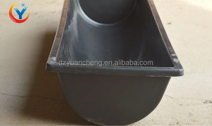 plastic animal feeding trough for sheep
