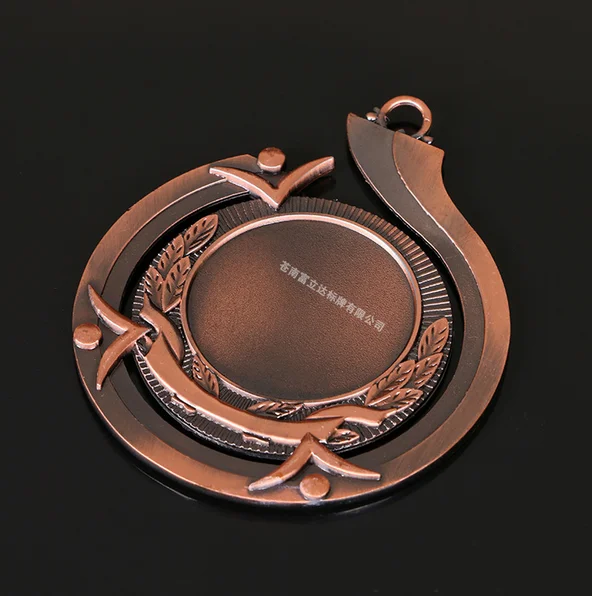 2017 Custom blank metal gold silver bronze medal