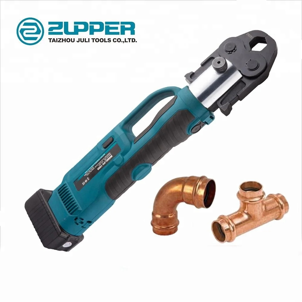
Zupper PZ-1550 High Quality Battery Powered Hydraulic Crimping Tool For Stainless Steel Tube Pex Plumbing 