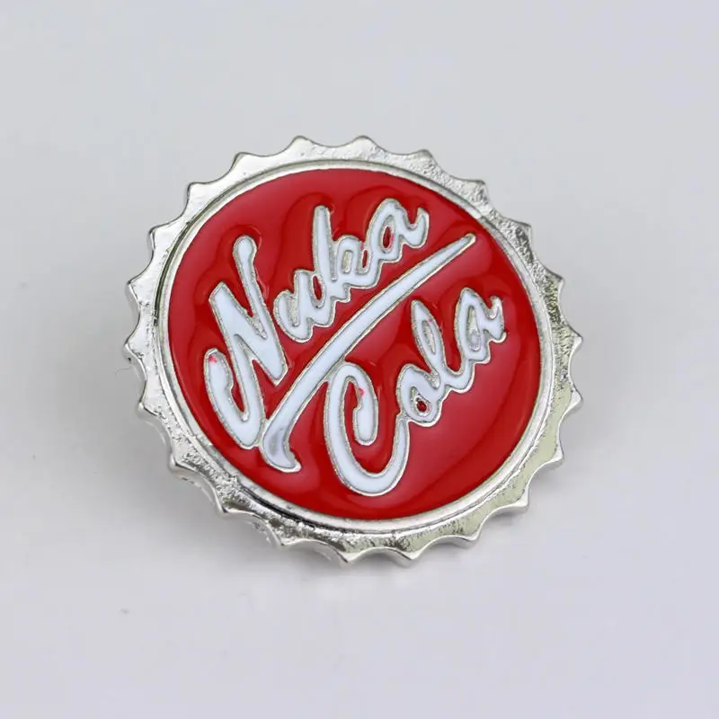 Game Fallout 4 Nuka Cola Enamel Brooches  Pin
