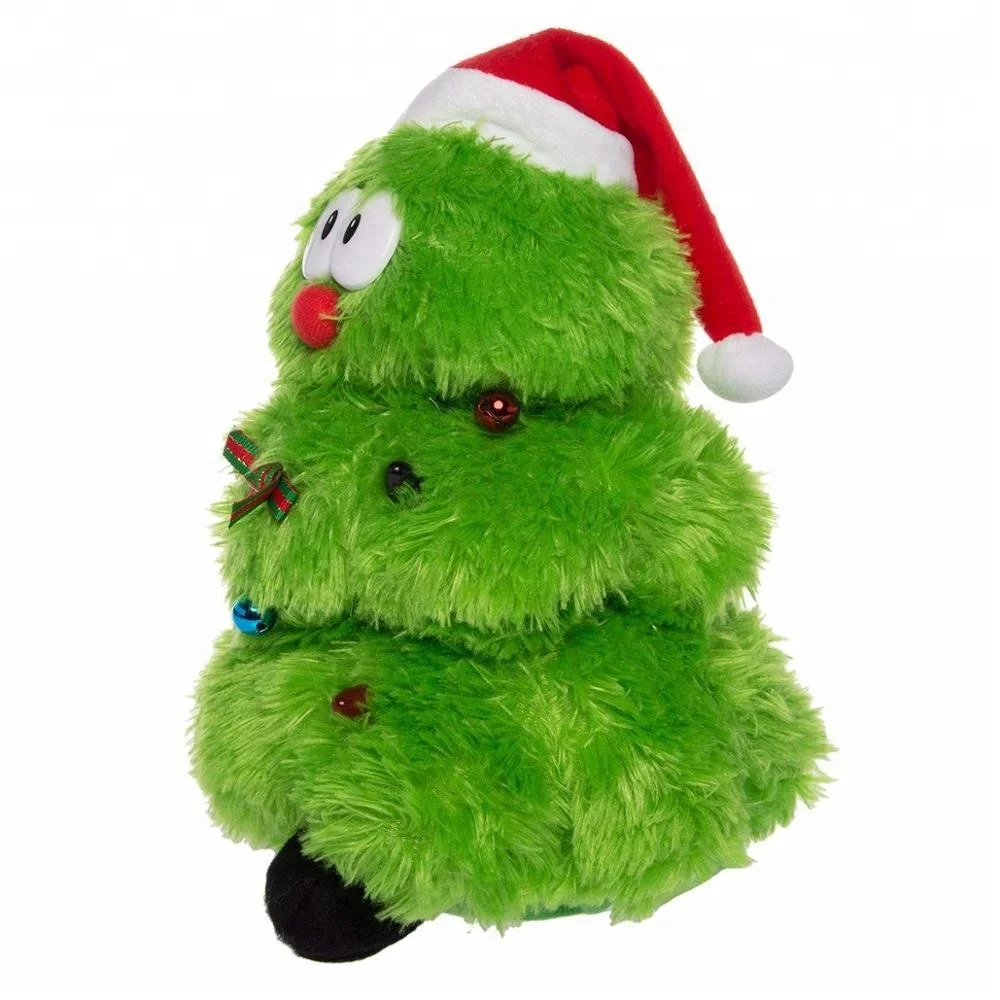 Cuddle Funny Plush Toy Stuffed Animal Toy Singing Dancing Light Up Christmas Tree