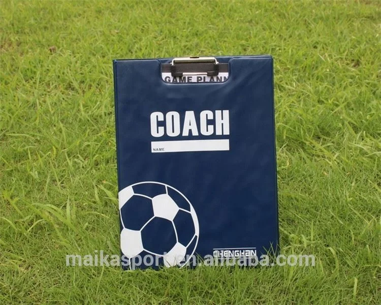 Hot sale custom design foldable durable soccer match game plan book football coaching bord