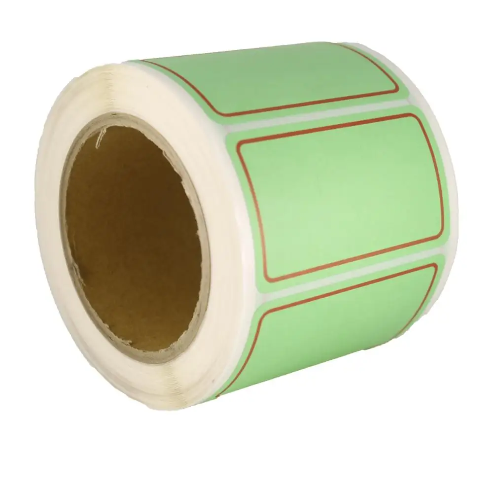 Office use PP paper single color label non toxic adhesive print sticker