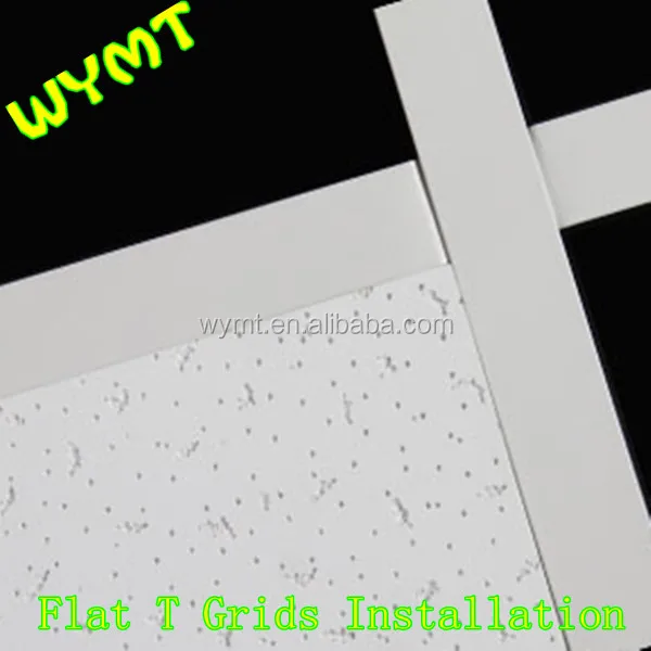 White paint high corrosion resistance ceiling T grids metal ceiling T grid low price