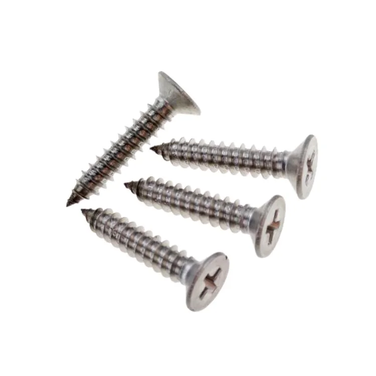 Flat Head Stainless Steel Self Tapping Screws Cross Recessed 4.2 X 16 DIN 7982